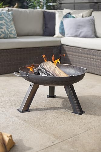 Pittsburgh Industrial Small Oiled Steel Fire Pit