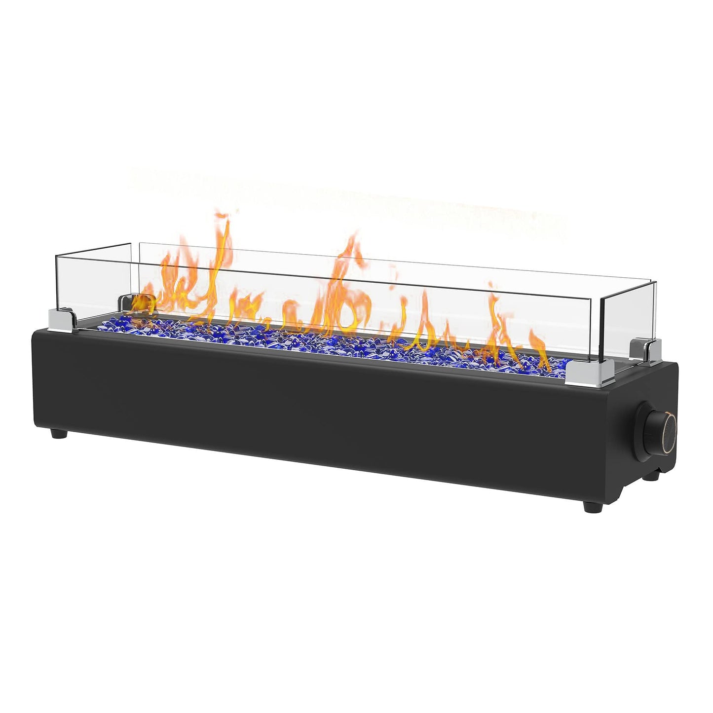 BAIDE HOME 28″ Propane Tabletop Fire Pit – Black