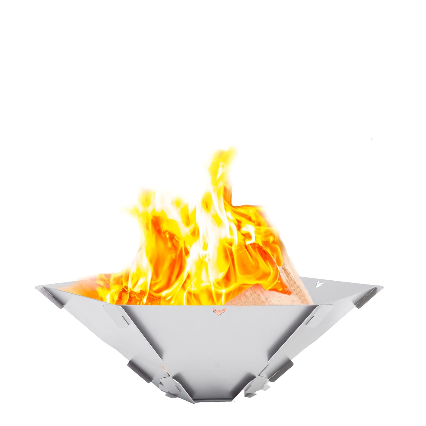 FENNEK Hexagon Stainless Steel Mobile Fire Pit