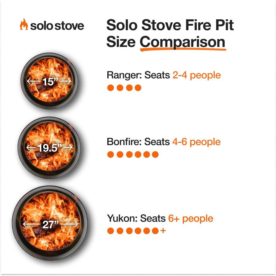 Solo Stove Ranger 2.0 Smokeless Fire Pit with Stand
