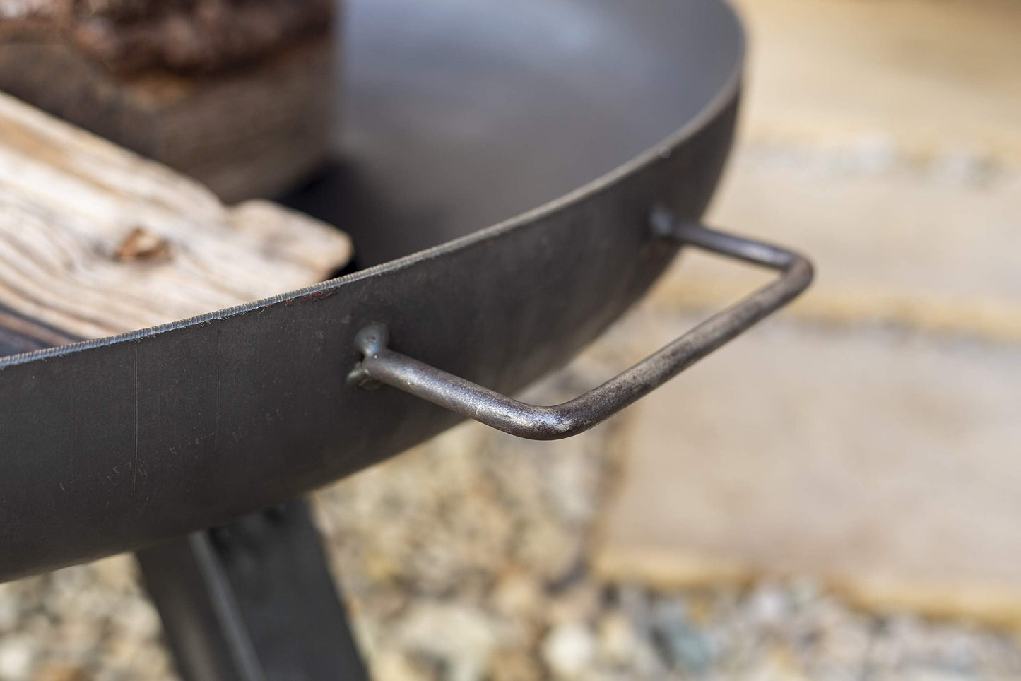 La Hacienda Pittsburgh Medium Oiled Steel Fire Pit