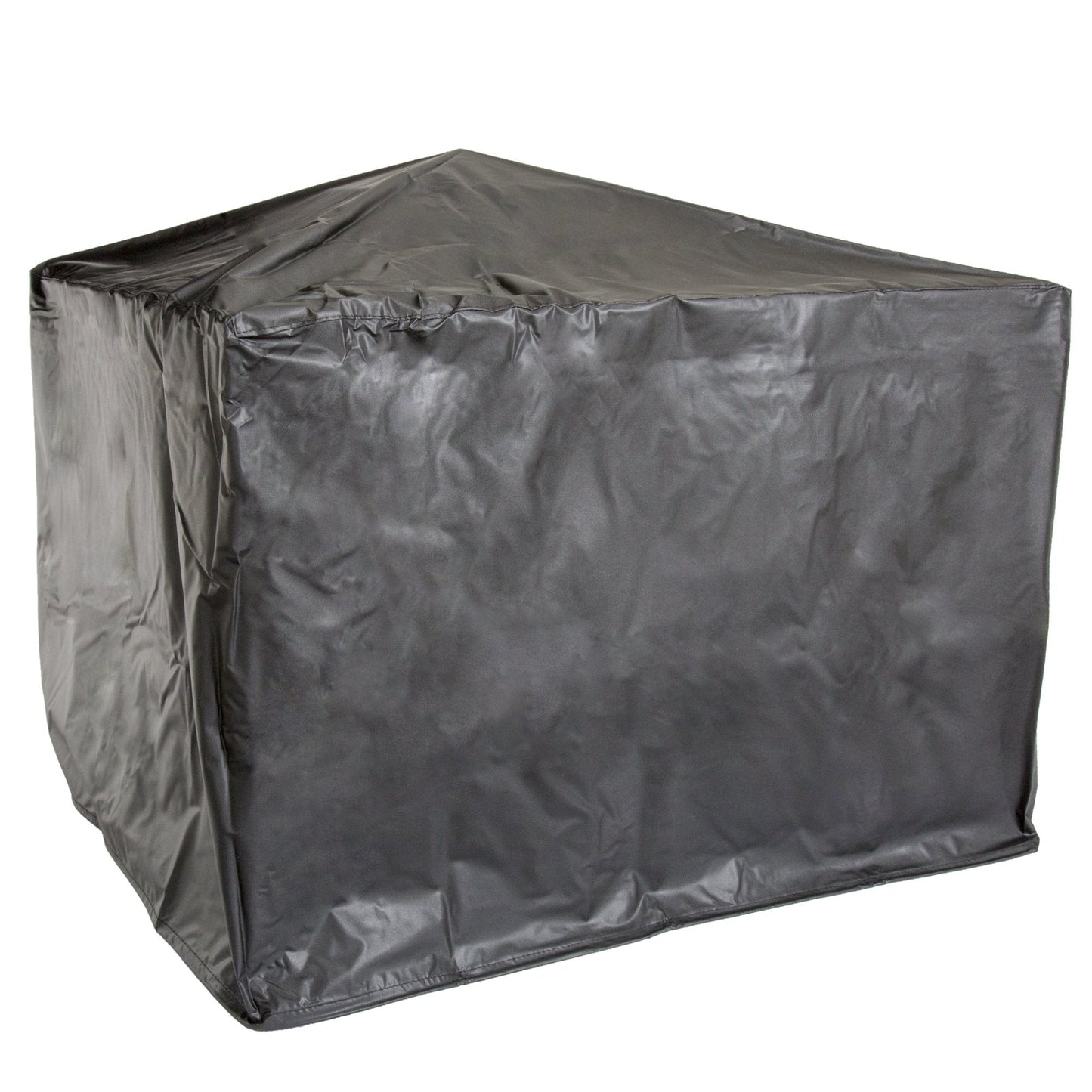 Pure Garden 30″ Square Marble Tile Fire Pit Set – Black